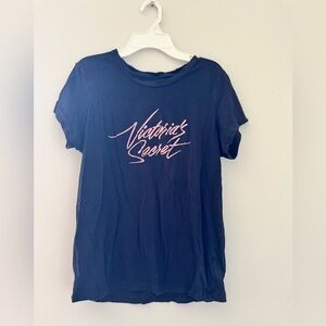Victoria's Secret Navy blue tshirt, size large